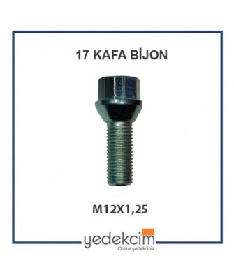 M12X1,50X28mm 17 Kafa Standart Bijon