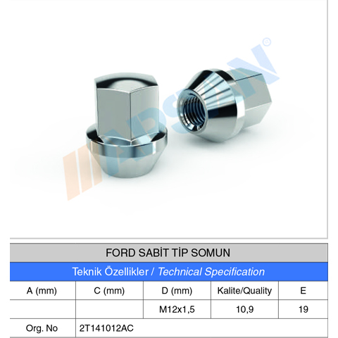 FORD SABİT TİP SOMUN