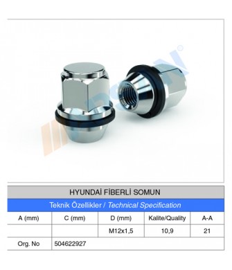 HYUNDAİ FİBERLİ SOMUN HYUNDAİ FİBERLİ SOMUN