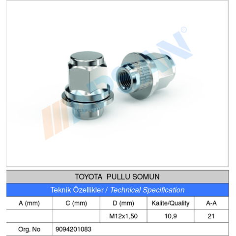 TOYOTA PULLU SOMUN