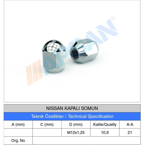NISSAN KAPALI SOMUN