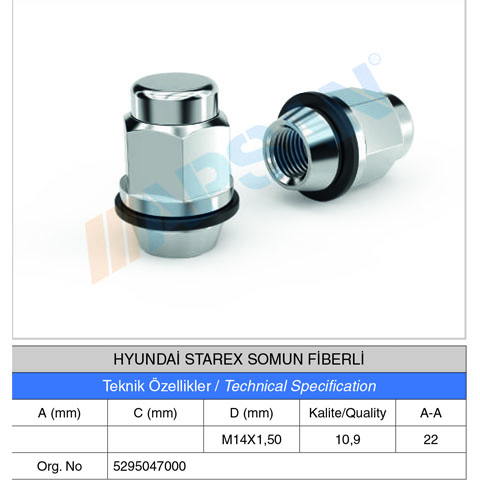 HYUNDAİ STAREX SOMUN FİBERLİ 