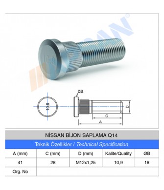NİSSAN BİJON SAPLAMASI Q14